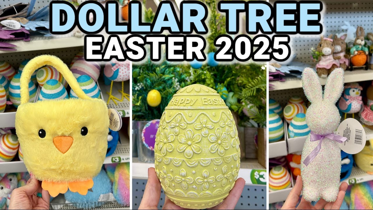 NEW DOLLAR TREE EASTER DECOR 2025 | Budget-Friendly Holiday Home Decor | Spring Decor Dollar Tree