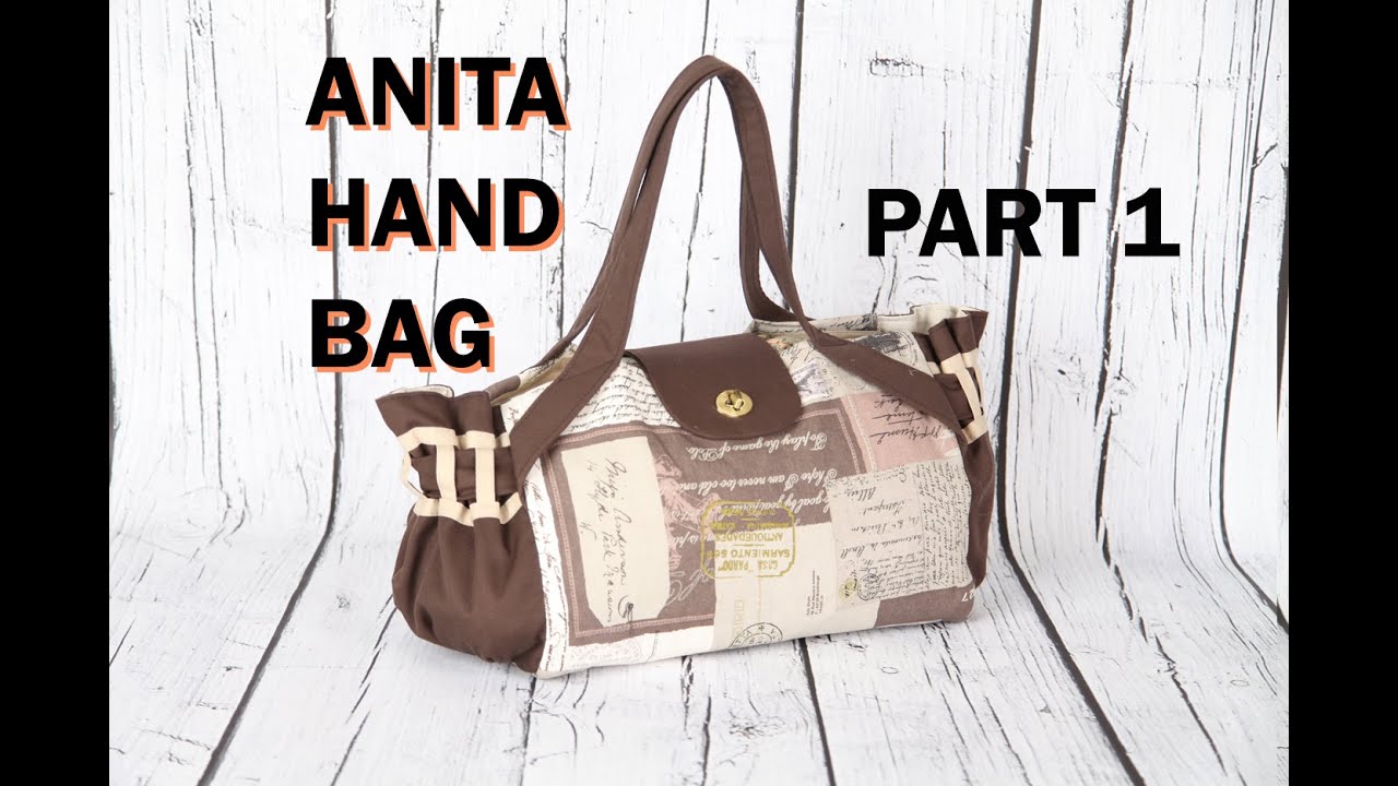 Anita 1, zip pouch for the handbag, U pocket finish / DIY Bag Vol 21A