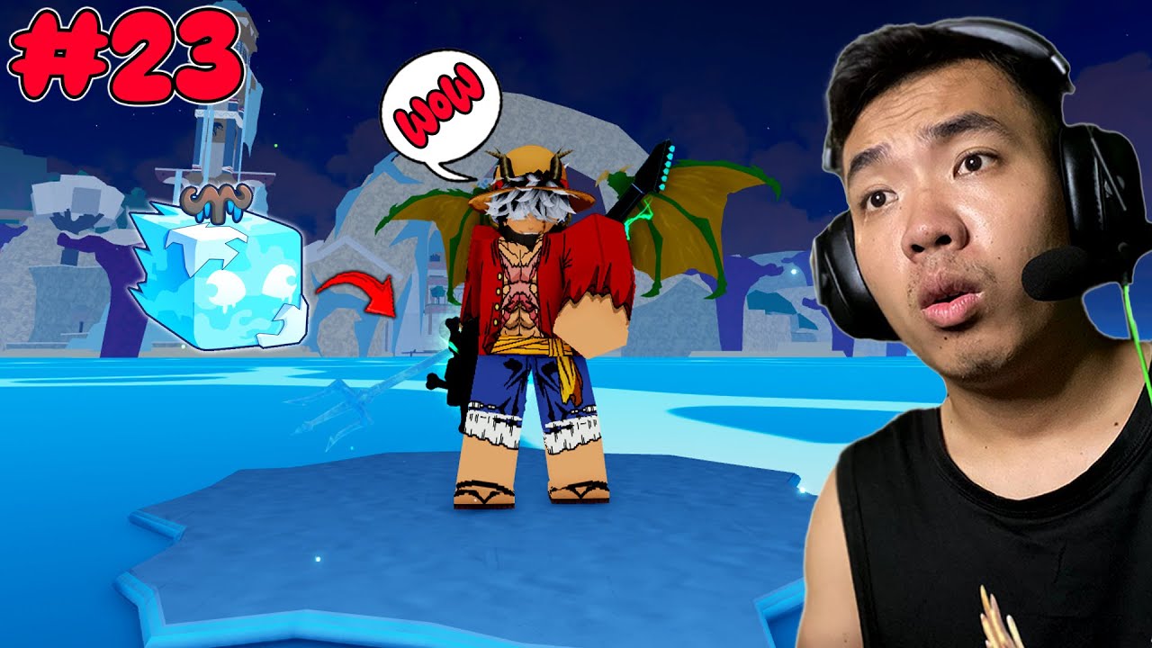 លេង Fruit Ice រកកោះ Blue Gear - Blox Fruits EP23