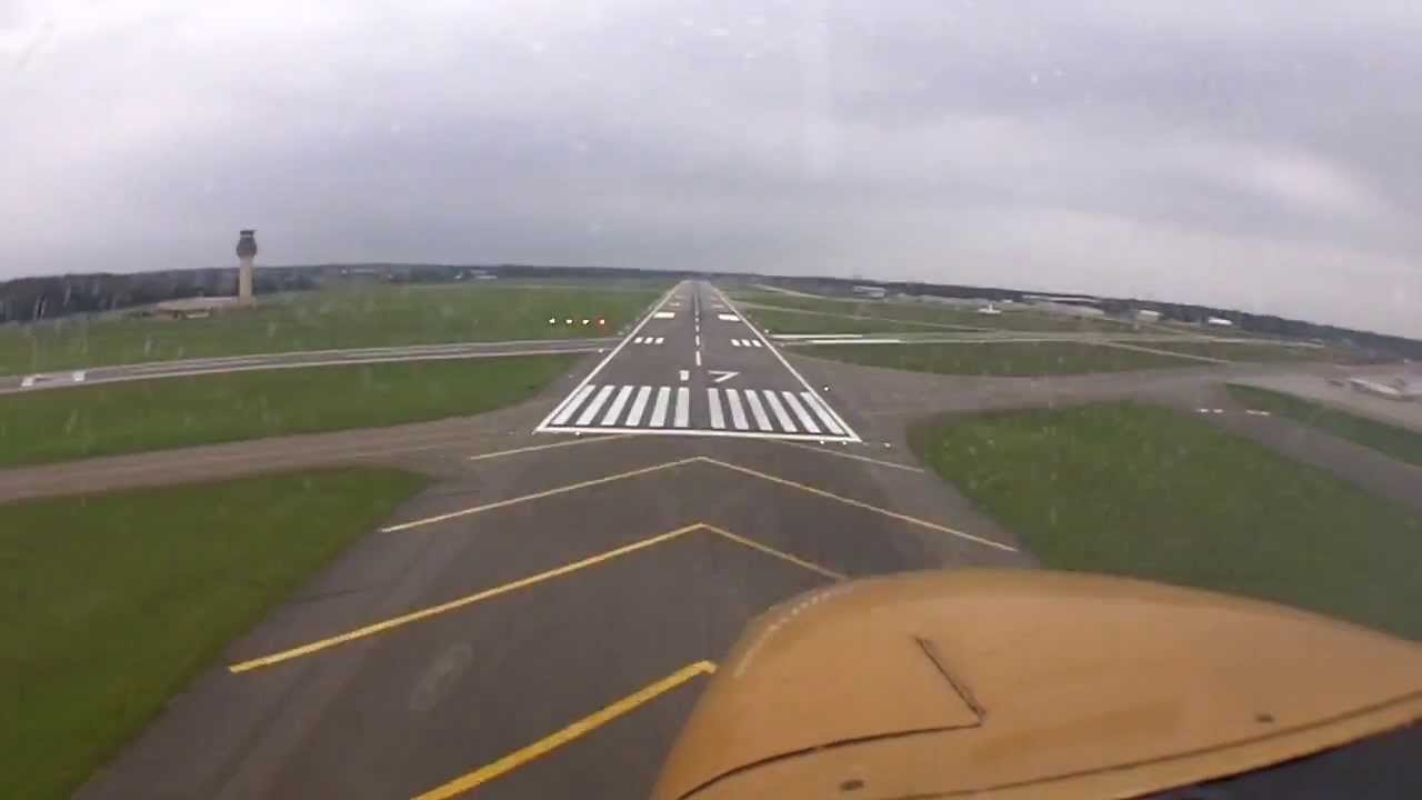 A flight to Kalamazoo in partially MVFR conditions