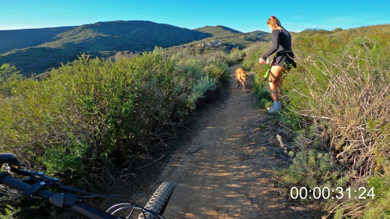 Lapping one trail repeatedly until I lose it