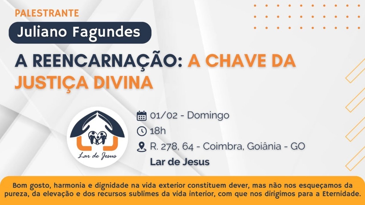 A Reencarnação: A chave da Justiça Divina - com Juliano Fagundes 📱