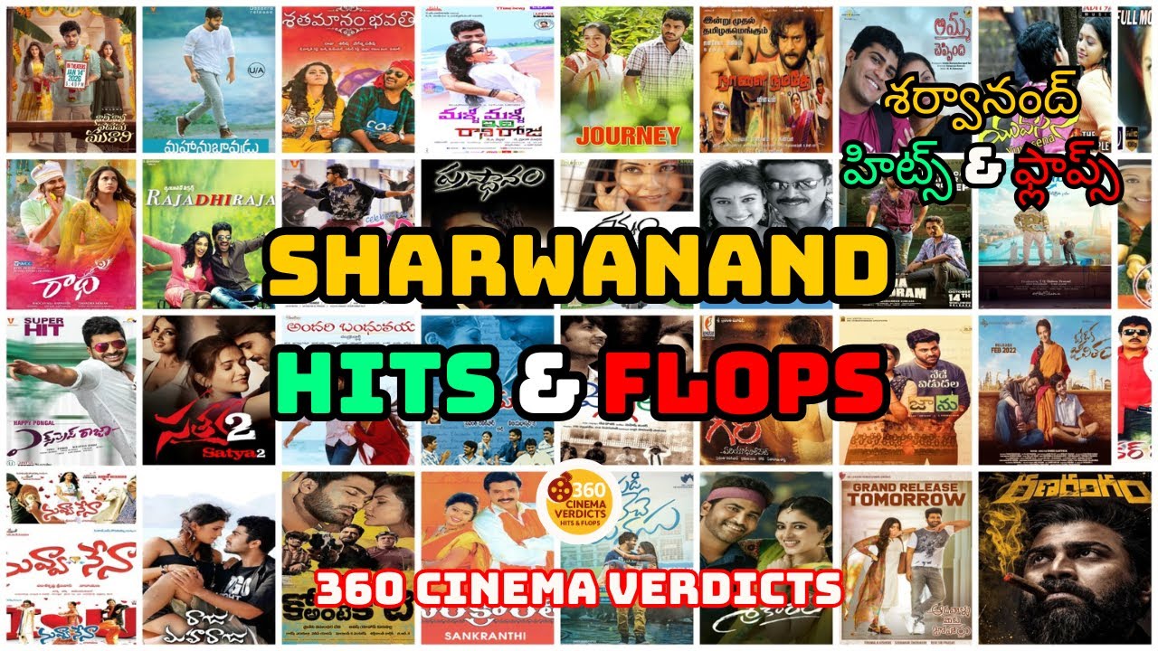 Actor Sharwanand: Hits & Flops | Full Career Box Office Analysis! | 360 Cinema Verdicts