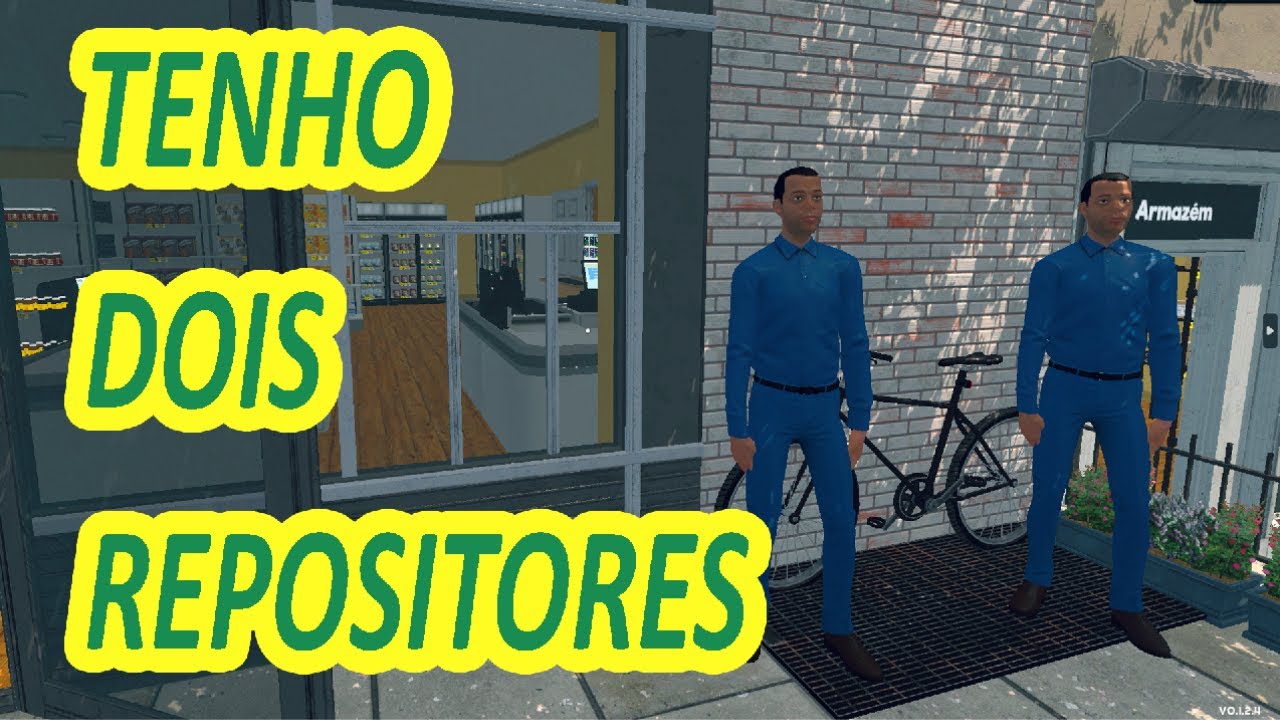 SUPERMARKET SIMULATOR #23 - TENHO 2 REPOSITORES #supermarketsimulator #simulator