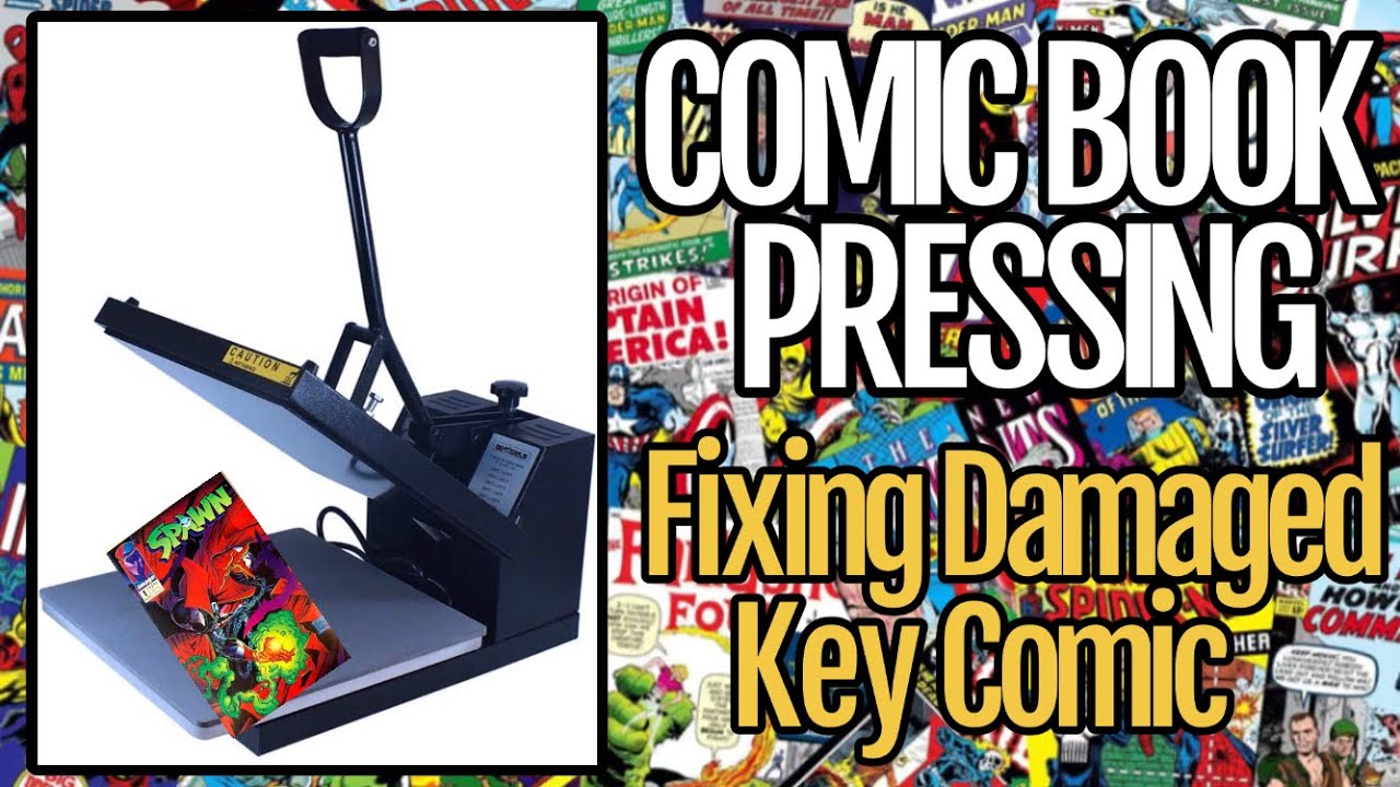 Comic Book Pressing - Fixing Damaged Key Comic