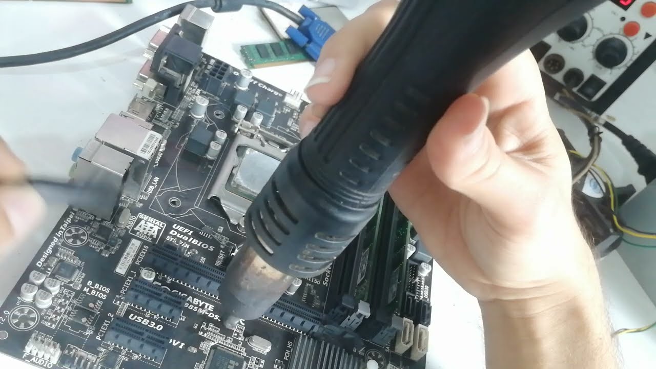 49® Lo que deberías tener en mente siempre en tus reparaciones. Placa que enciende y se apaga B85M. 
