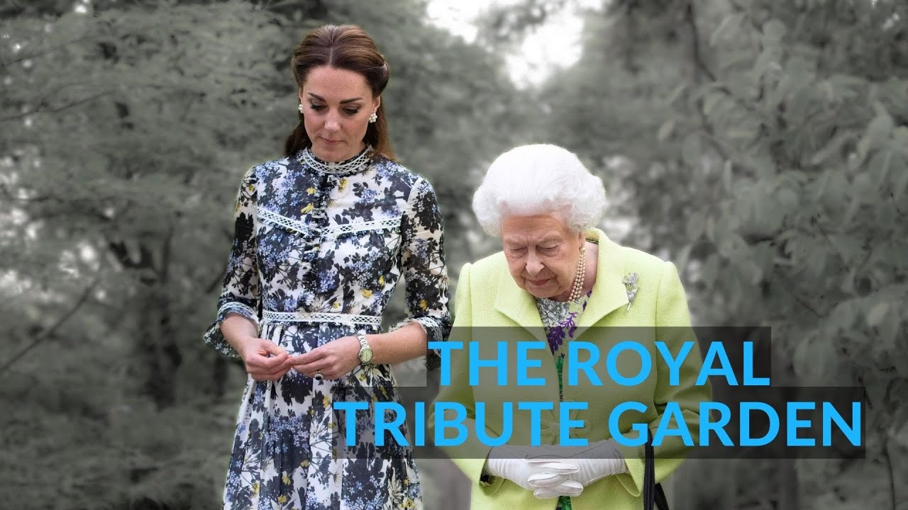 ROYALS IN SHOCK! The Royal Tribute Garden, in honor of Her late Majesty and to commemorate her life