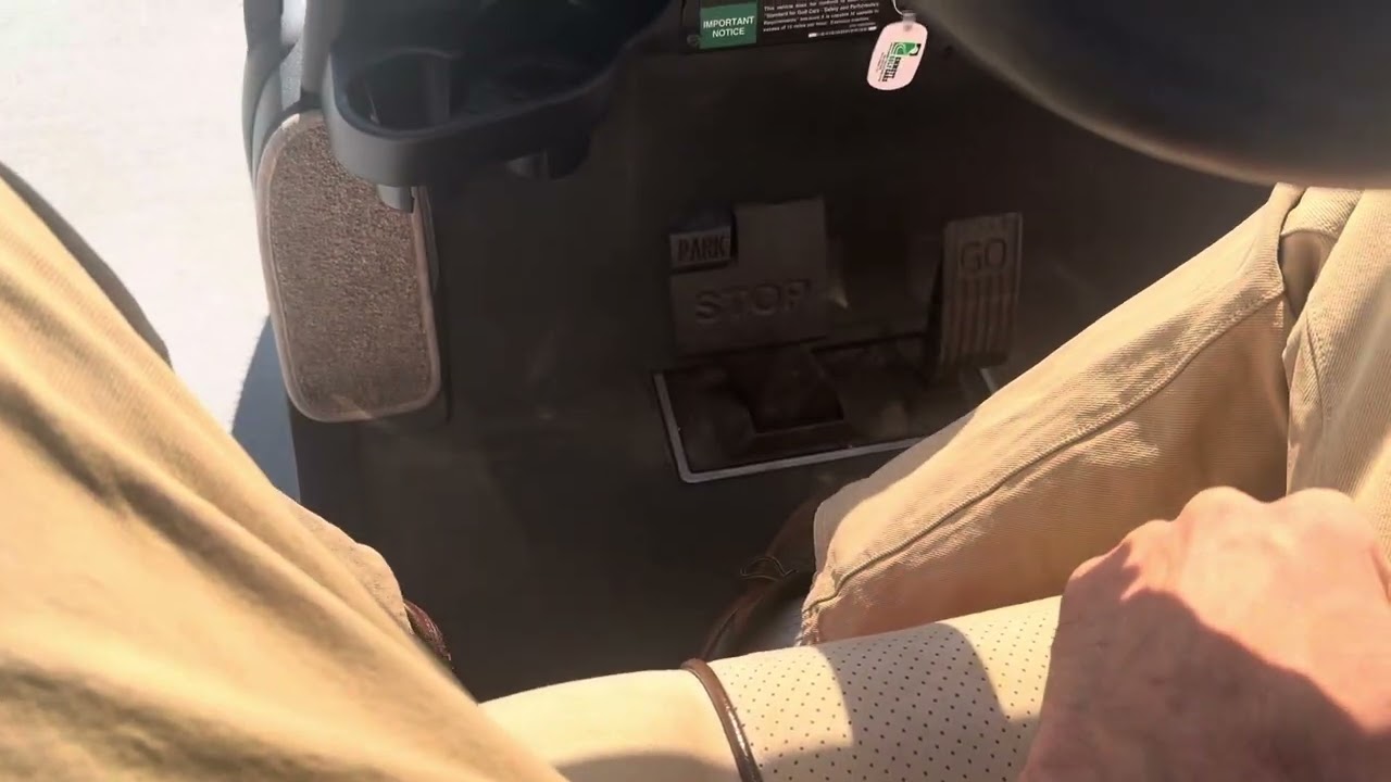 Butterscotch Club Car Precedent Golf Cart Virtual Test Drive