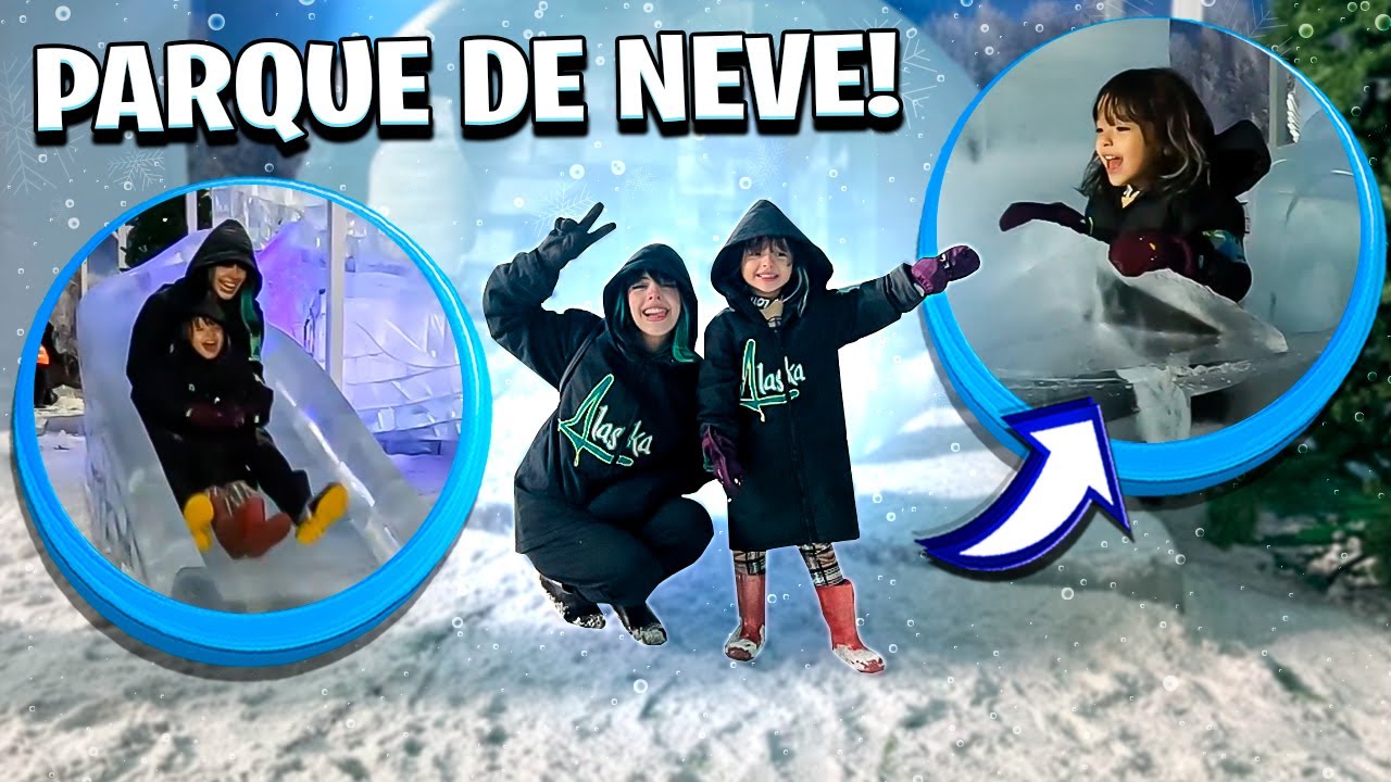 FOMOS EM UM PARQUE DE NEVE EM S&Atilde;O PAULO ⛄