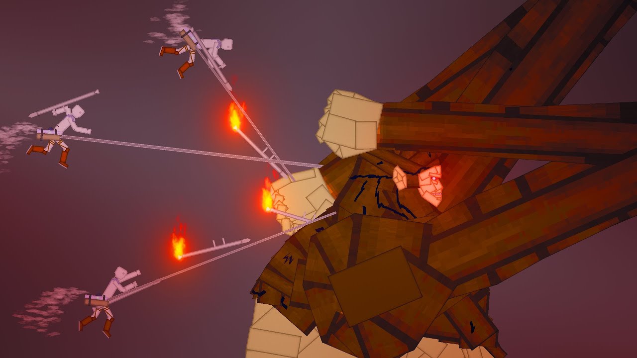 Attack on Titan (AOT MOD) in People Playground