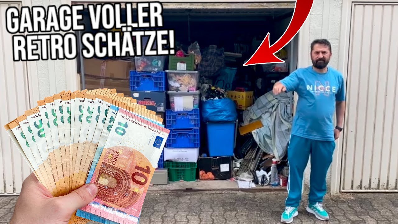 Garage voller Retro Schätze 🤯 Finden wir Nintendo  & Pokemon? (Schnäppchenjagd)