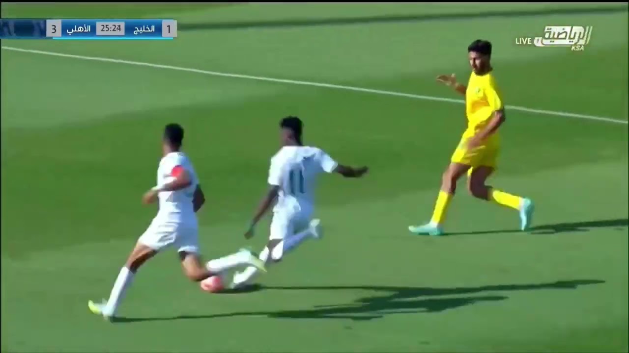 الدوري السعودي الممتاز للشباب تحت 19 أهداف ‏مباراة : #الخليج 1-5 #الاهلي