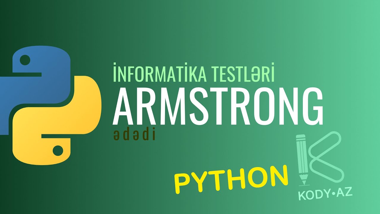 Armstrong ədədi Python #kody_az