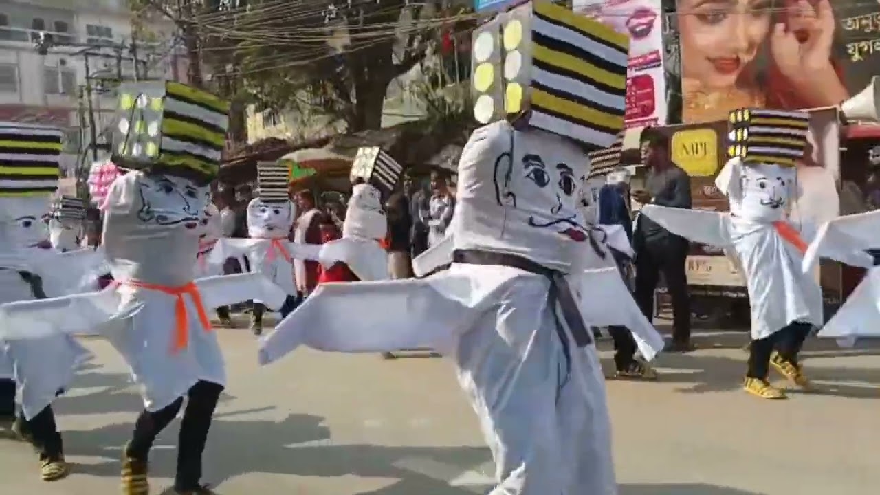 আগরতলার 23 শে জানুয়ারির মিছিল
