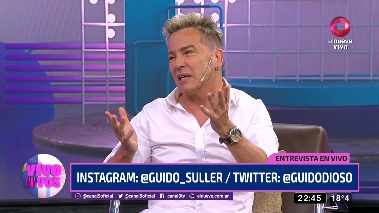 Guido Süller se confesó en Vivo Para Vos