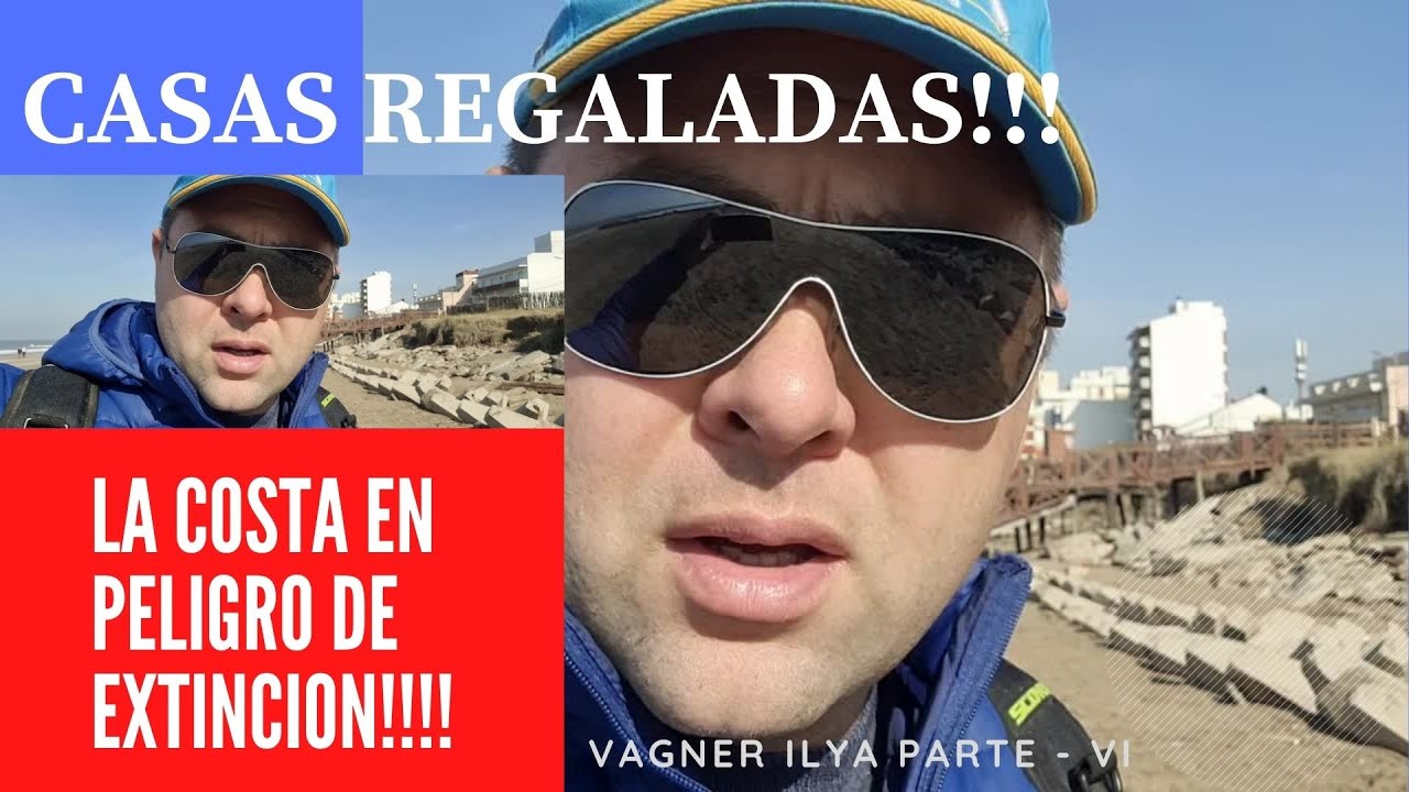 EN LA COSTA CASAS FRENTE AL MAR DEL TUYU ARGENTINIAN BEACHS IN DANGER #lacosta #destruccion #nuevo