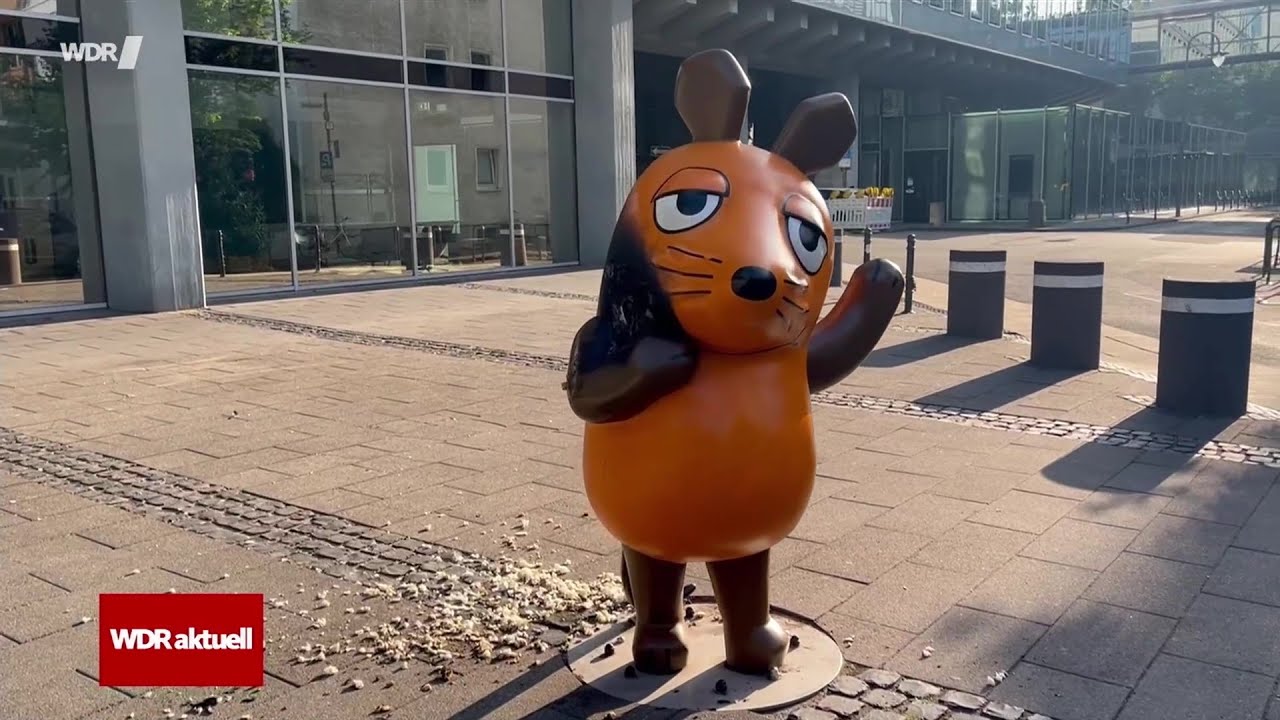 WDR-„Maus“-Figur wurde in Brand gesetzt (2025)