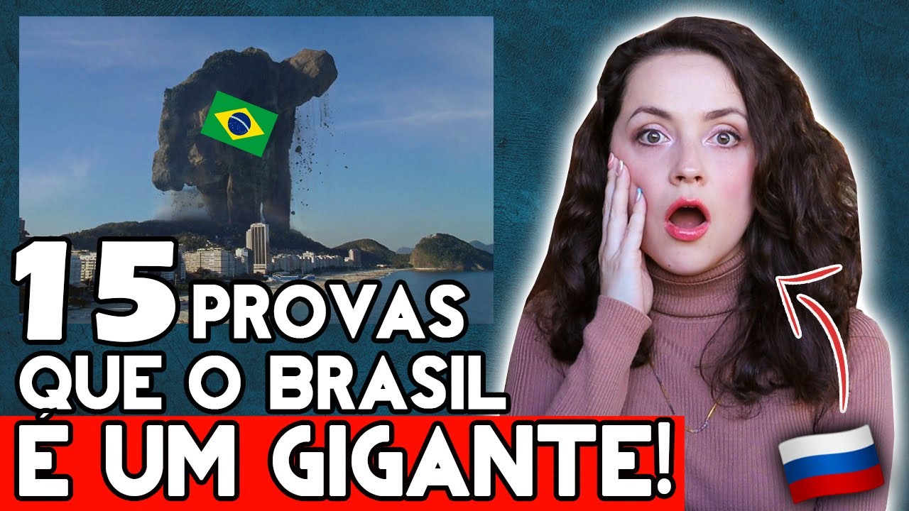 TODA A VERDADE SOBRE O REAL POTENCIAL DO BRASIL | GRINGA RUSSA REAGINDO