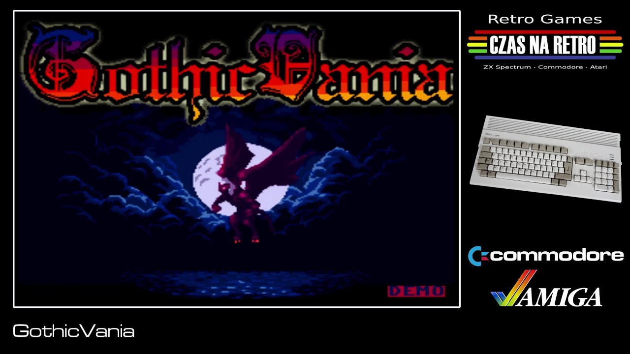 GothicVania demo (2023) - Commodore Amiga