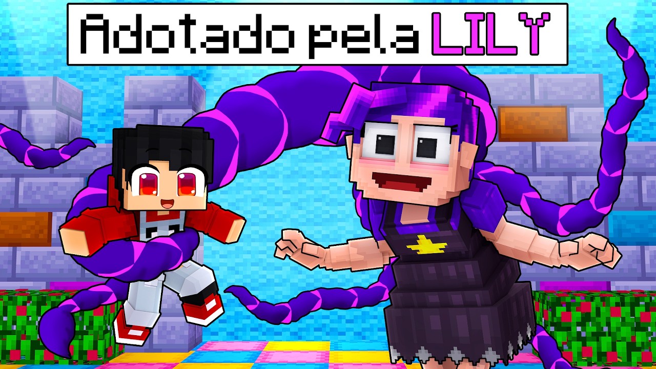 FUI ADOTADO pela LILY LOVE BRAIDS no Minecraft ‹‹ P3DRU ››