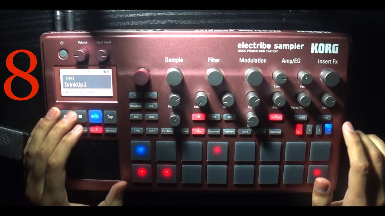 Conexión midi/ STEP JUMP (stutter, acordes midi, arpegios, sidechain) [Electribe 2 Sampler Tutorial]