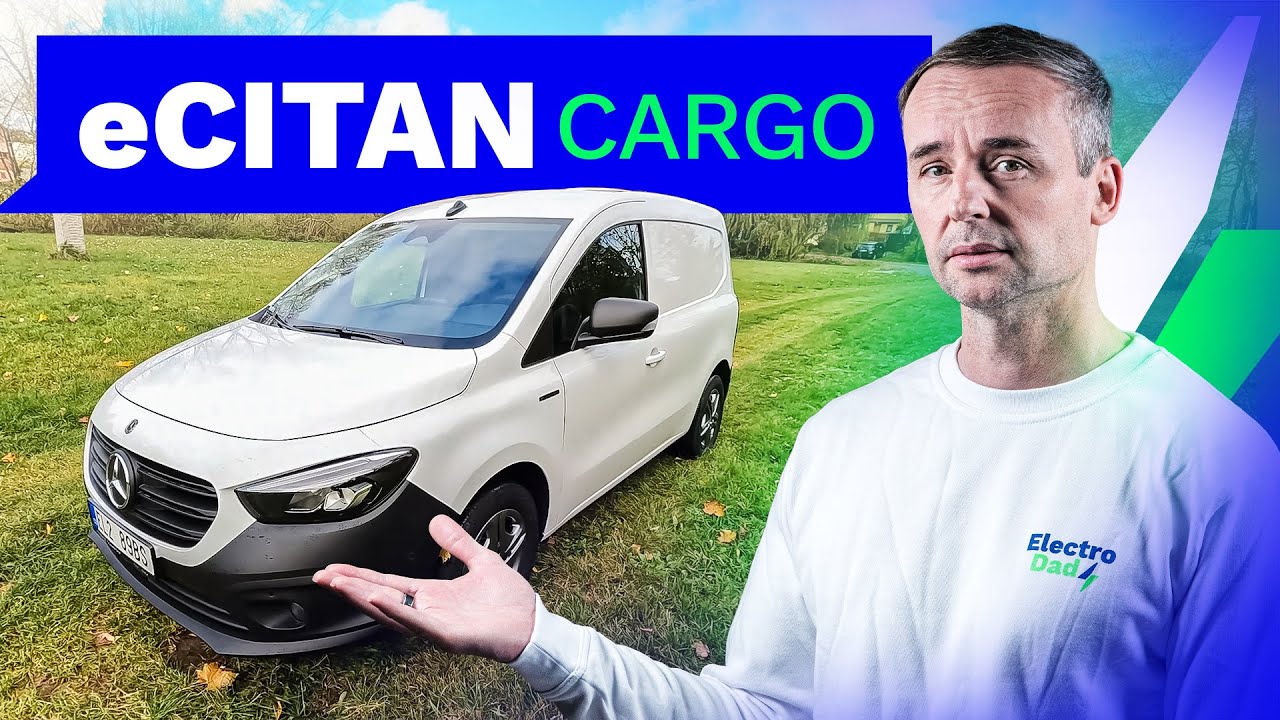 Elektrický pracant - Mercedes eCitan | týdenní test malé užitkové dodávky | Electro Dad # 614