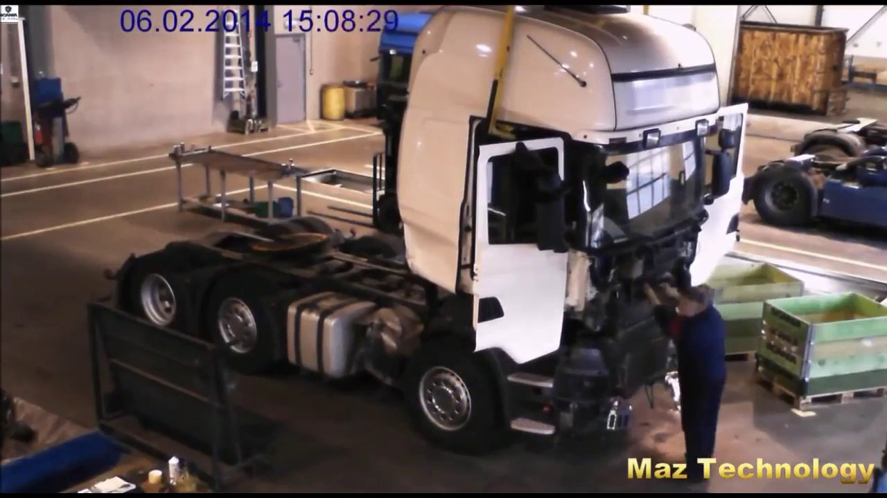 Scania Vehicle Recycling - Chassis dismantling