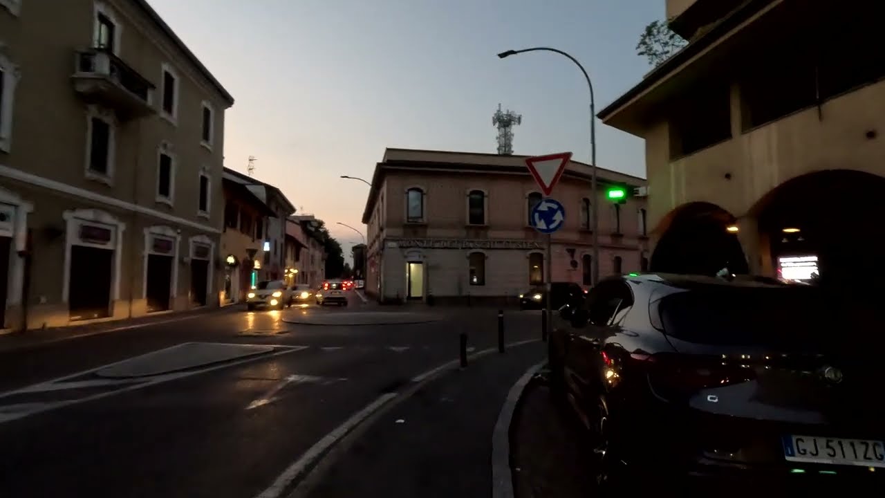 Exploring Legnano at Night | Peaceful Italian Streets