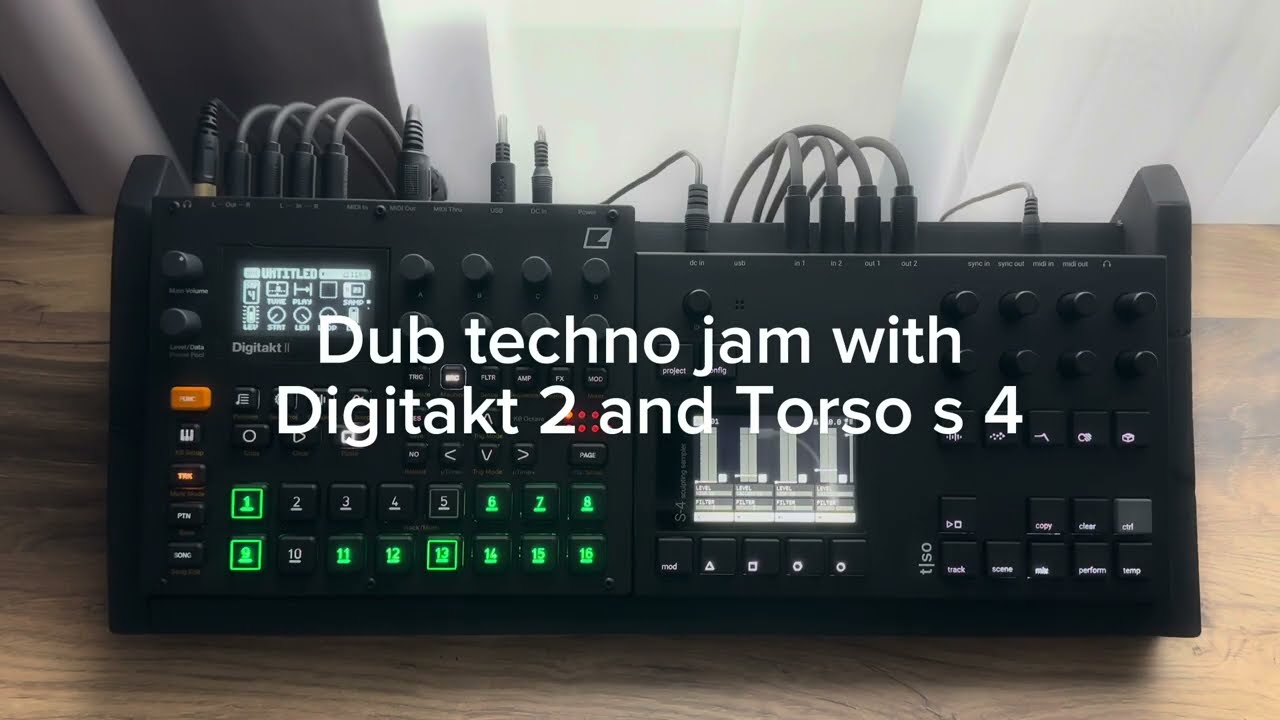 Dub techno jam with Digitakt 2 and Torso s 4