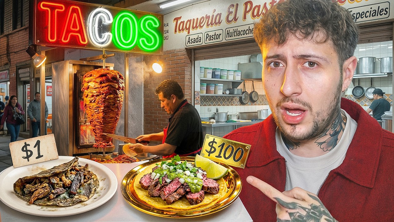 Probé Tacos de 1$ vs Tacos de 100$