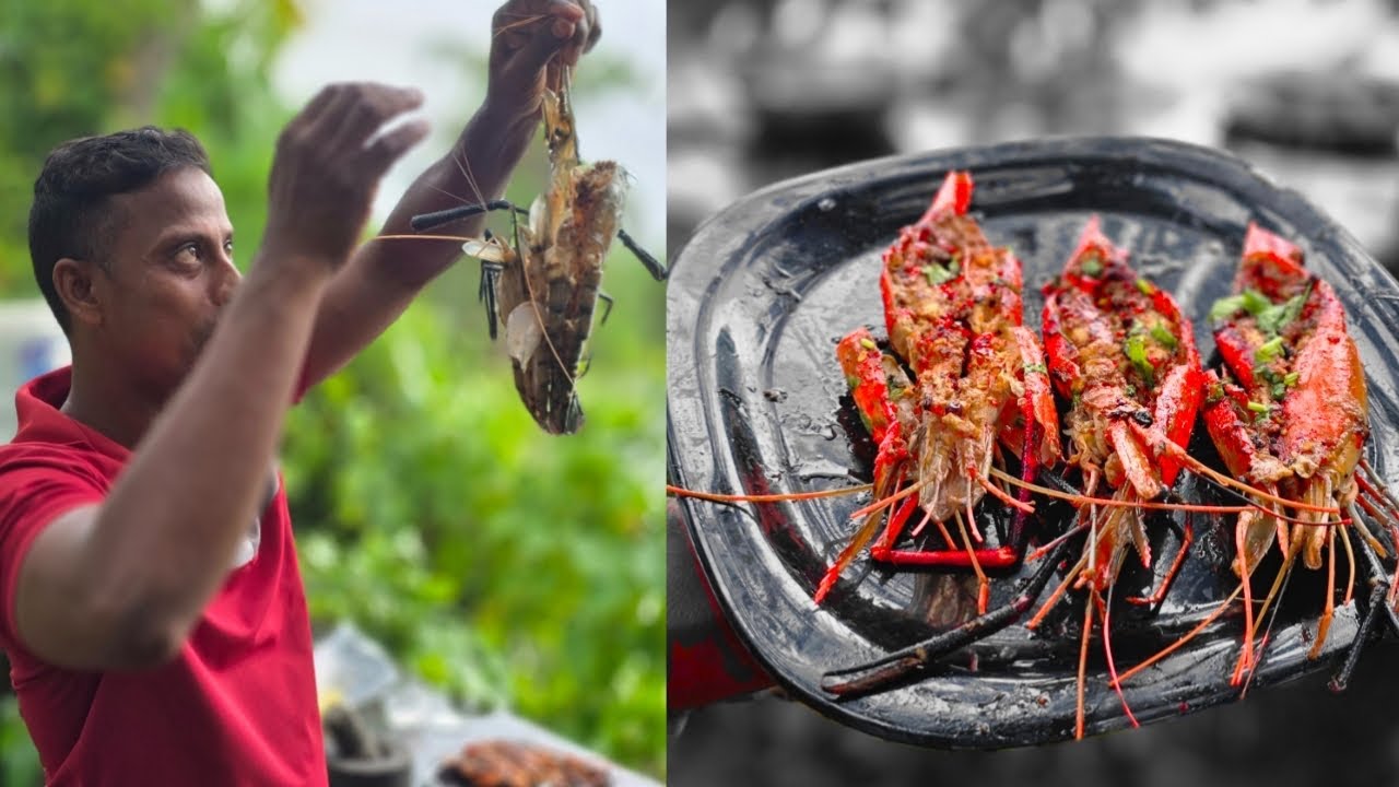 ഇവനെ കഴിച്ചാൽ നിങ്ങ ഞെട്ടും ..../Scampi shrimp butter garlic fry...