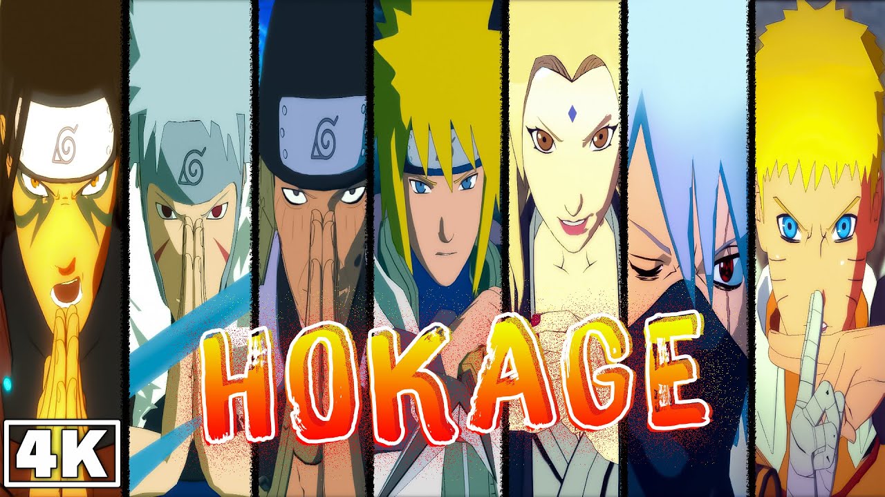 (NSUNS4) All Hokages Ultimate Jutsus/Team Ultimate Jutsus! (4K/60fps)