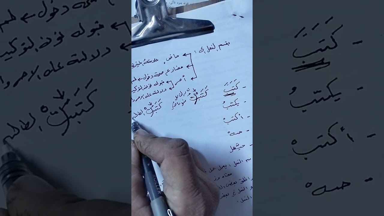 العلامة المميزة لكل فعل