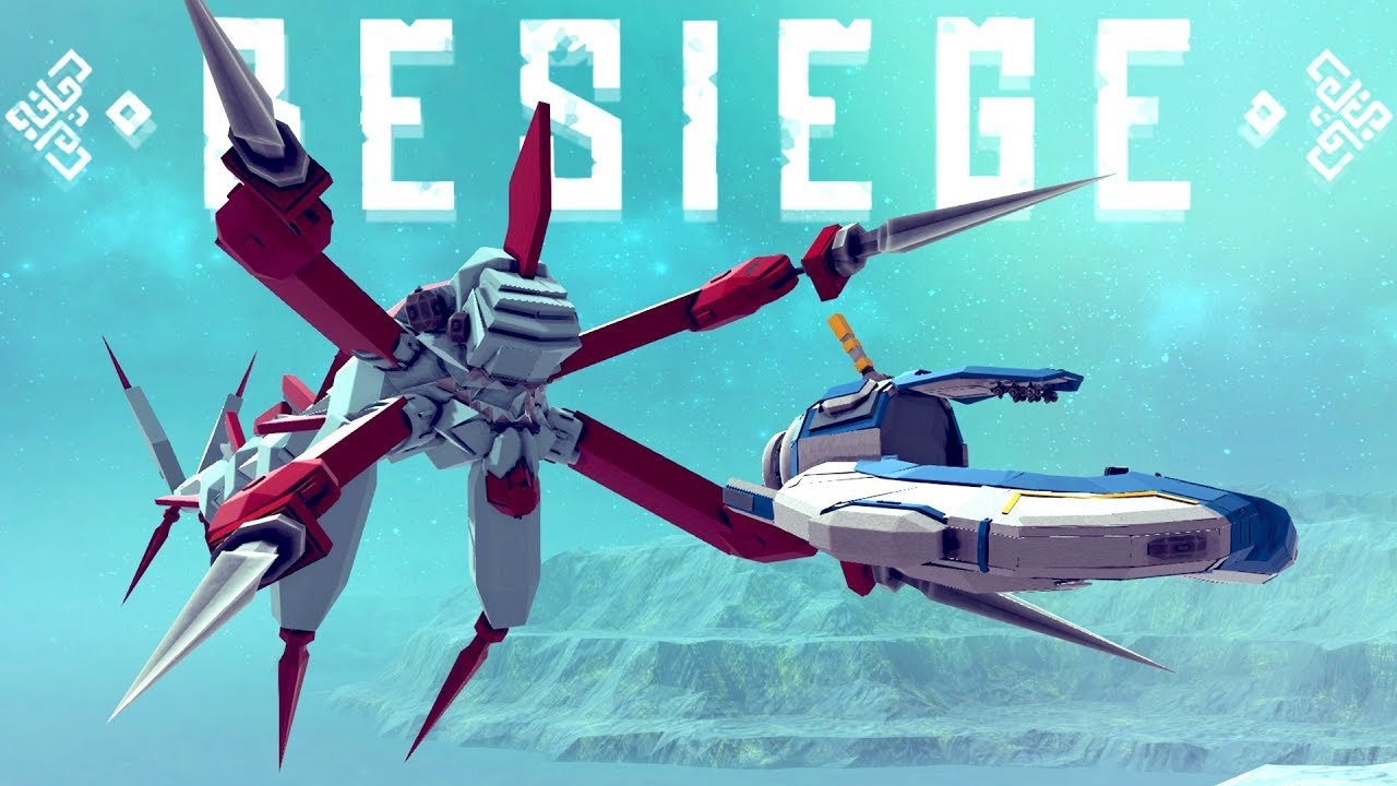 Subnautica Seamoth VS Reaper Leviathan - Besiege Storytelling & More! - Besiege Best Creations