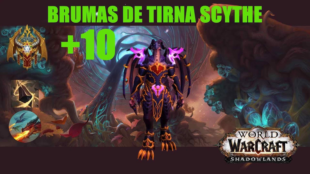 M+10 em Brumas de Tirna Scithe com Evoker Aug - Rumo aos Portais no WoW!