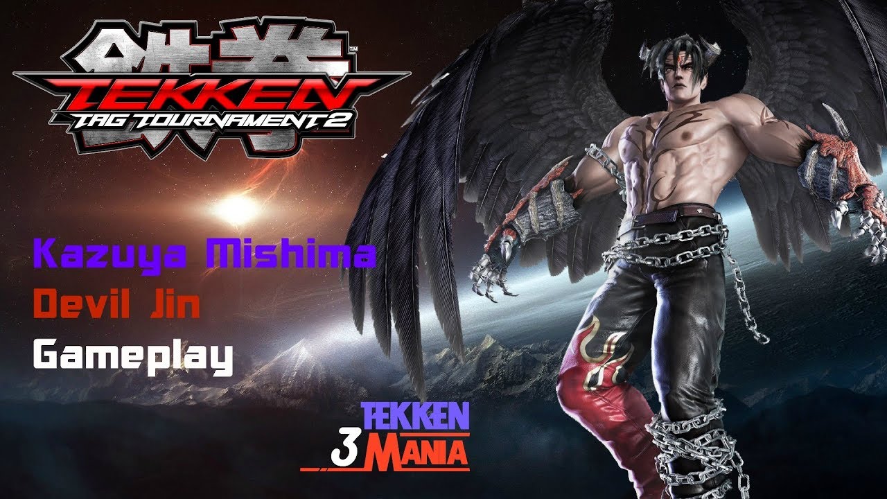 Tekken Tag Tournament 2:Kazuya Mishima/Devil Jin Gameplay