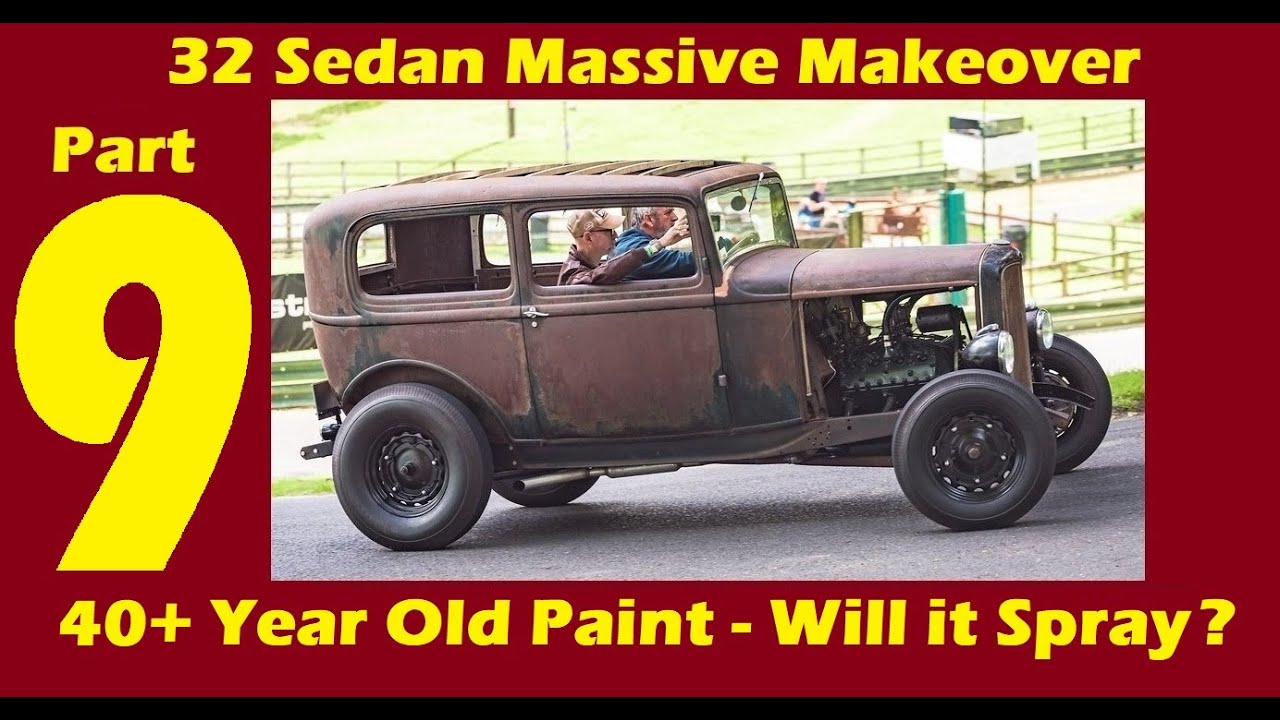 Mart's 32 Sedan makeover Pt 9! This Paint is 40+ Years old! Can I use it? It has Hot Rod History!