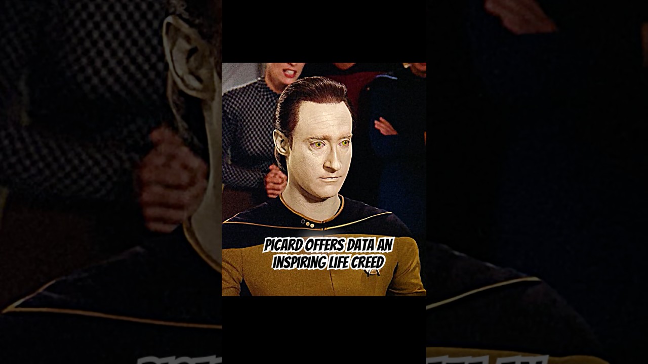 Picard offers Data an inspiring life creed#shortvideo #shorts #foryou #drama #foryou