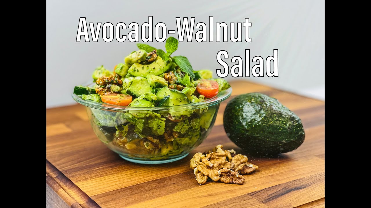 Avocado Walnut Salad | How to make a heart-healthy Salad