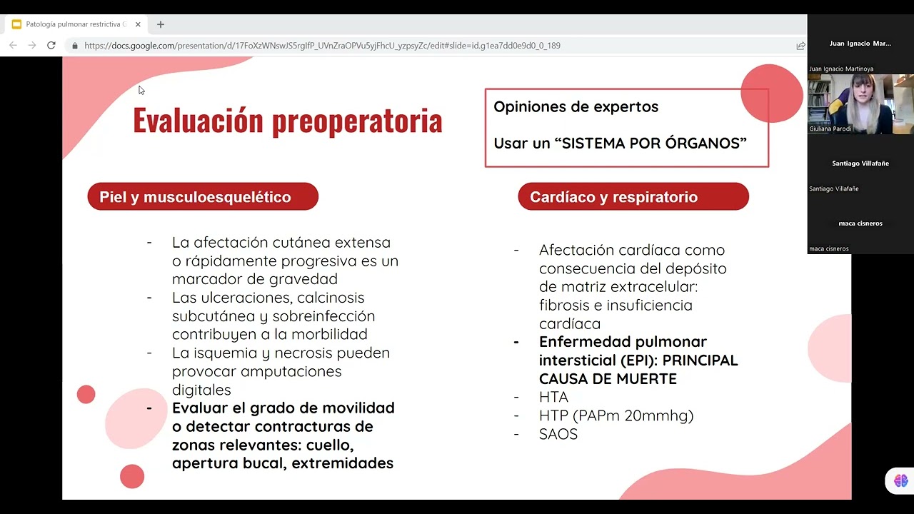 Consideraciones anestésicas en pacientes con esclerosis sistémica.