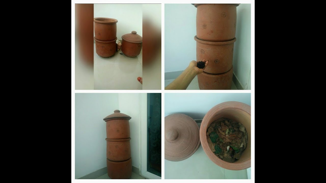 Khamba composting system( stack composter) , terracotta composter #naturalDelight #preeti