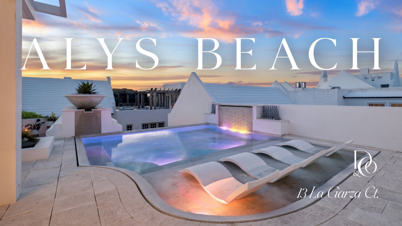 Luxury Rooftop Living in Alys Beach | 13 La Garza Court Home Tour
