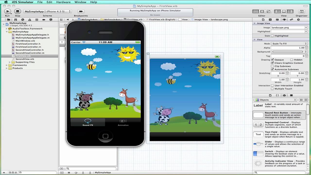Creating a Simple App in Xcode 4