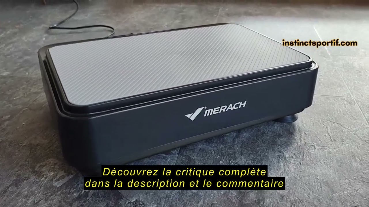 Avis sur la MERACH Mini plateforme vibrante pour perte de poids et sculpture, plateforme vibrante d'
