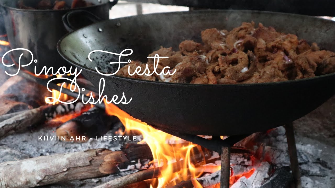 Pinoy Fiesta Dishes - A Video about Fiesta Food Preparation in the Philippines