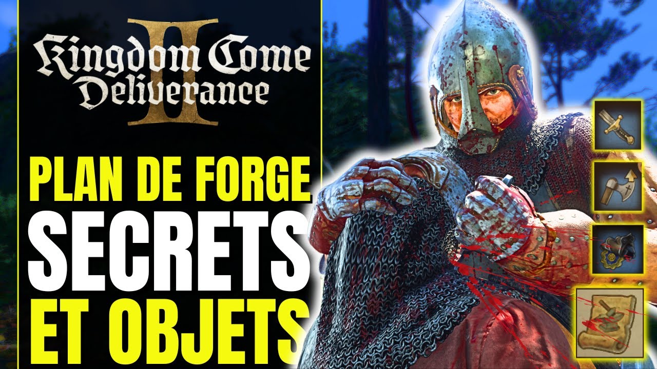 11 TRÉSORS CACHÉS et OBJETS à NE PAS MANQUER Dans Kingdom Come Deliverance 2 | Esquisses, armes,...