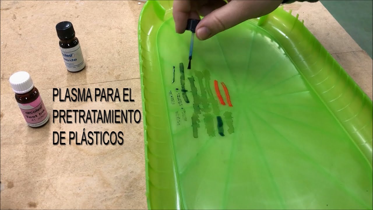 Plasma atmosférico para el pretratamiento de plásticos