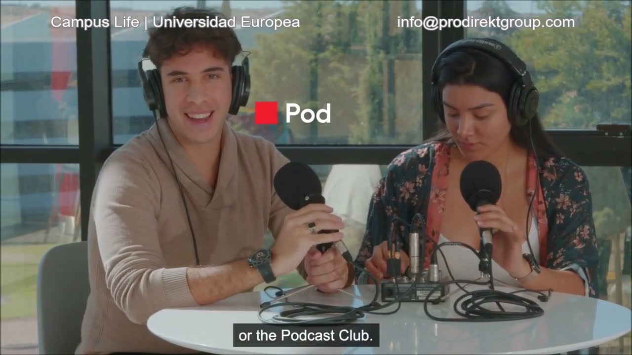 #PRODIREKT and #Verbalists explore the campus life at Universidad Europea Madrid