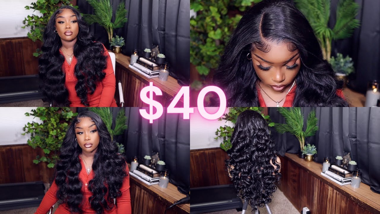 INSTALL A $40 WIG FROM AMAZON PRIME WITH ME! | OUTRE CHANDELL LACE FRONT WIG | SHE'S FIRE BABYY 🔥