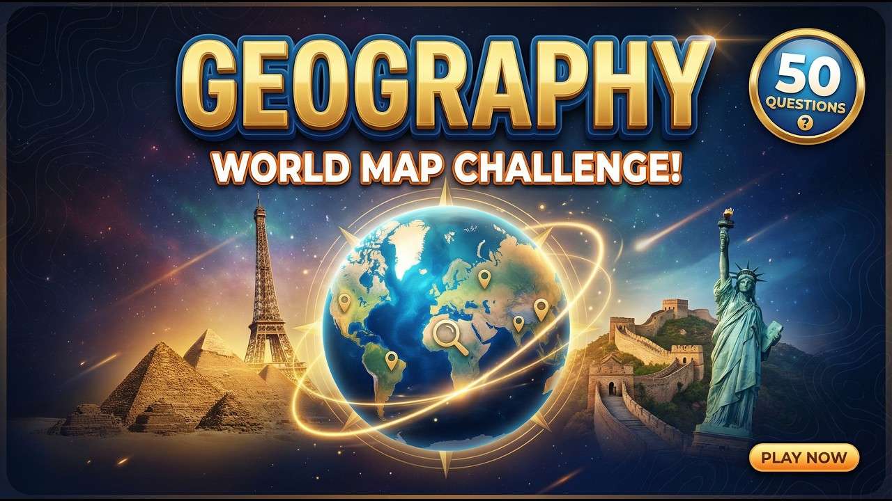 Ультимативная географическая викторина! 🌍 50 вопросов для проверки ваших знаний